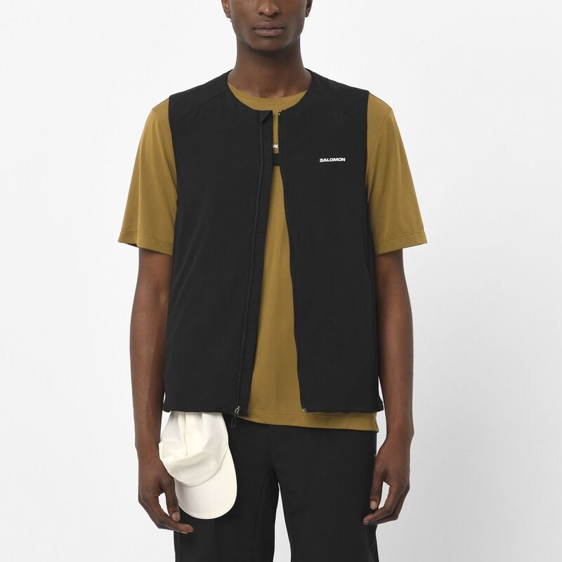 Neu Eingetroffen Salomon Herren Weste MNTAIN FLEX HYB VST M DEEP - Tiefschwarz