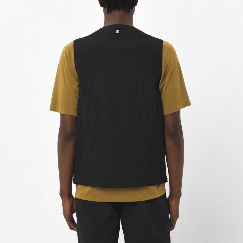 Neu Eingetroffen Salomon Herren Weste MNTAIN FLEX HYB VST M DEEP - Tiefschwarz