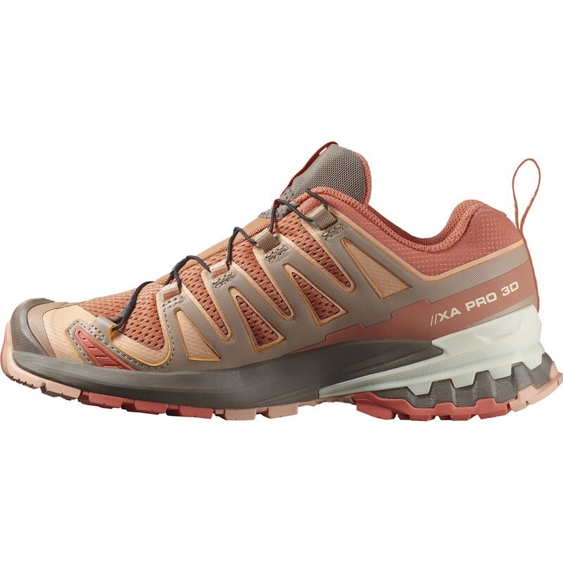 Neu Eingetroffen Salomon Damen Trailrunningschuhe SHOES XA PRO 3D V9 W - Sonnengebacken/Frischer Lachs/Präriesonne