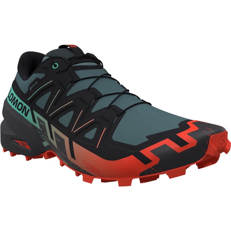 Neu Eingetroffen Salomon Herren Trailrunningschuhe SHOES SPEEDCROSS 6 GTX - Nordatlantik/Schwarz/Kirschtomate