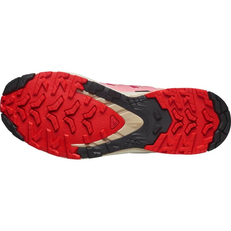 Neu Eingetroffen Salomon Damen Trailrunningschuhe SHOES XA PRO 3D V9 W - Rotrot/Vanilleeis/Feuriges Rot