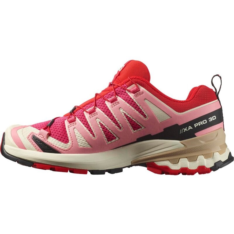 Neu Eingetroffen Salomon Damen Trailrunningschuhe SHOES XA PRO 3D V9 W - Rotrot/Vanilleeis/Feuriges Rot