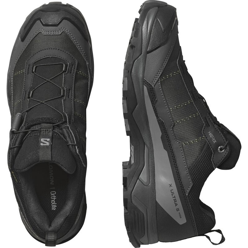 Neu Eingetroffen Salomon Herren Multifunktionsschuhe SHOES X ULTRA 5 WIDE GTX - Schwarz/Asphalt/Castlerock