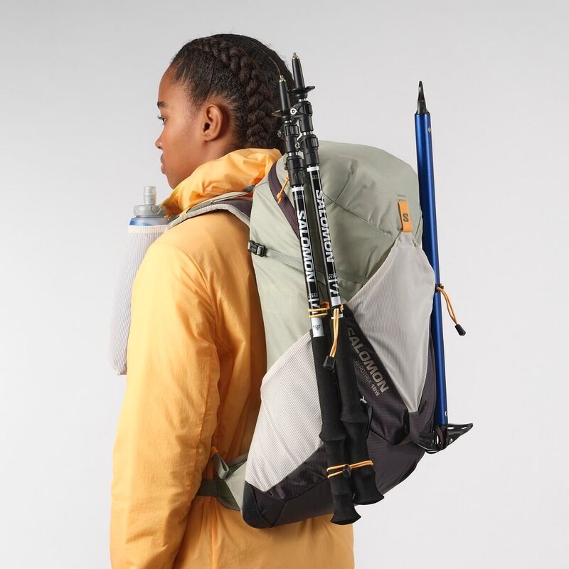 Neu Eingetroffen Salomon Rucksack AEROTREK 18 WOMEN - Seegras/Silberwolke/Eisen 9