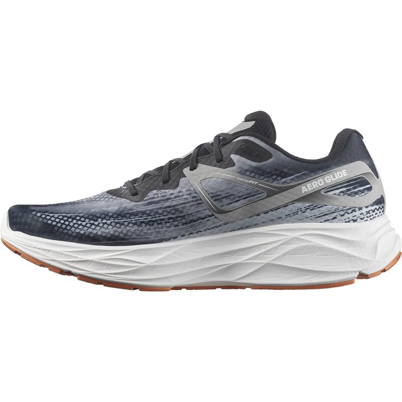 Neu Eingetroffen Salomon Herren Laufschuhe SHOES AERO GLIDE - Schwarz/Legierung/Korallengold