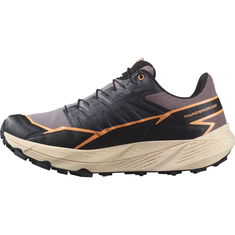 Neu Eingetroffen Salomon Damen Trailrunningschuhe SHOES THUNDERCROSS GTX W - Hai/Schwarz/Papaya