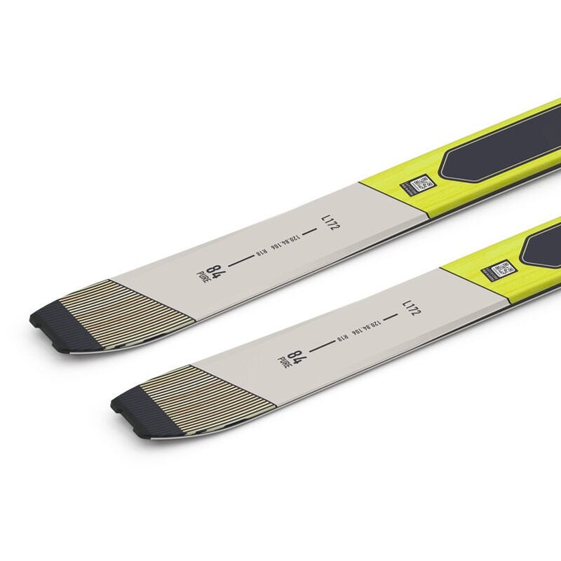 Neu Eingetroffen Salomon Herren Freeride Ski N MTN 84 PURE Rainy - Regentag/Pastell-Neon-Limette 1/Schwarz