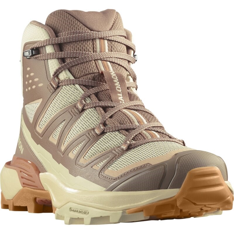 Neu Eingetroffen Salomon Damen Trekkingstiefel SHOES X ULTRA 360 EDGE MID GTX W - Mürbeteigbrot/Rohe Umbra/Prärie-Sonnenuntergang
