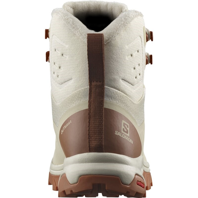 Neu Eingetroffen Salomon Damen Trekkinghalbschuhe SHOES OUTblast TS CSWP W - Mandelmilch/Rohleder/Gum8