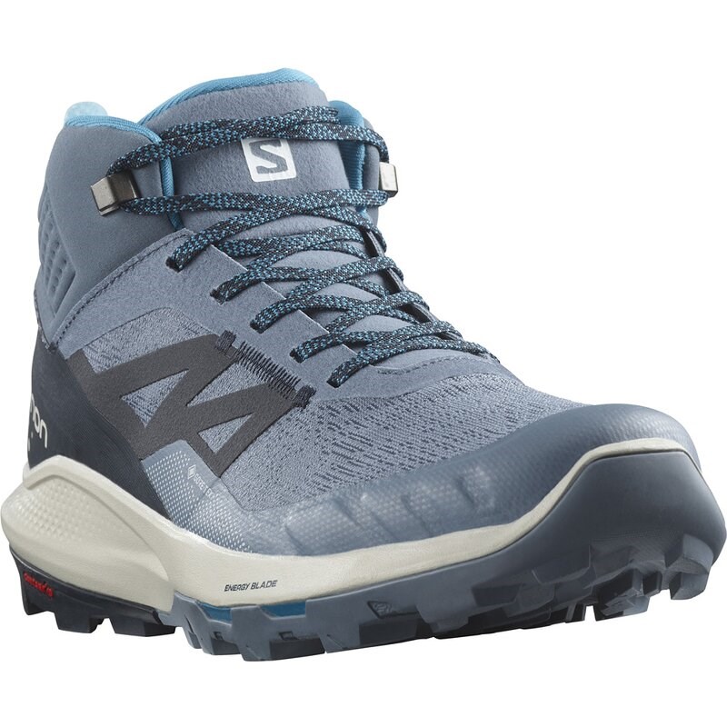 Neu Eingetroffen Salomon Herren Multifunktionsstiefel SHOES OUTpulse Mid GTX China - Chinablau/Kohlenstoff/Mondgestein