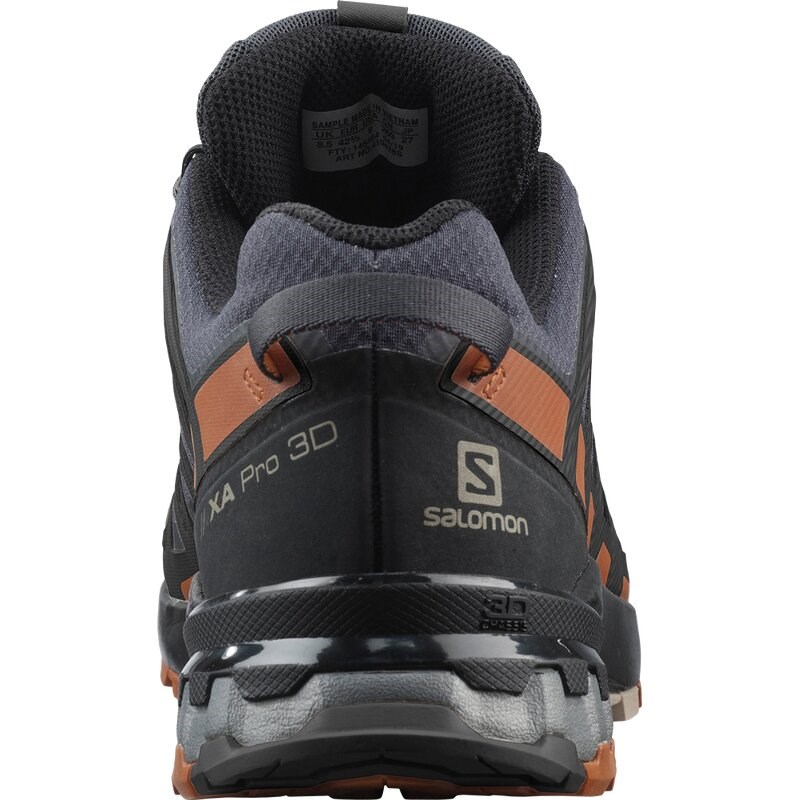 Neu Eingetroffen Salomon Herren Outdoorschuhe XA PRO 3D v8 - Ebenholz/Karamell-Café/Schwarz