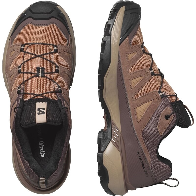 Neu Eingetroffen Salomon Damen Multifunktionsschuhe SHOES X ULTRA 360 LTR W - Kork/Cognac/Pfefferkorn