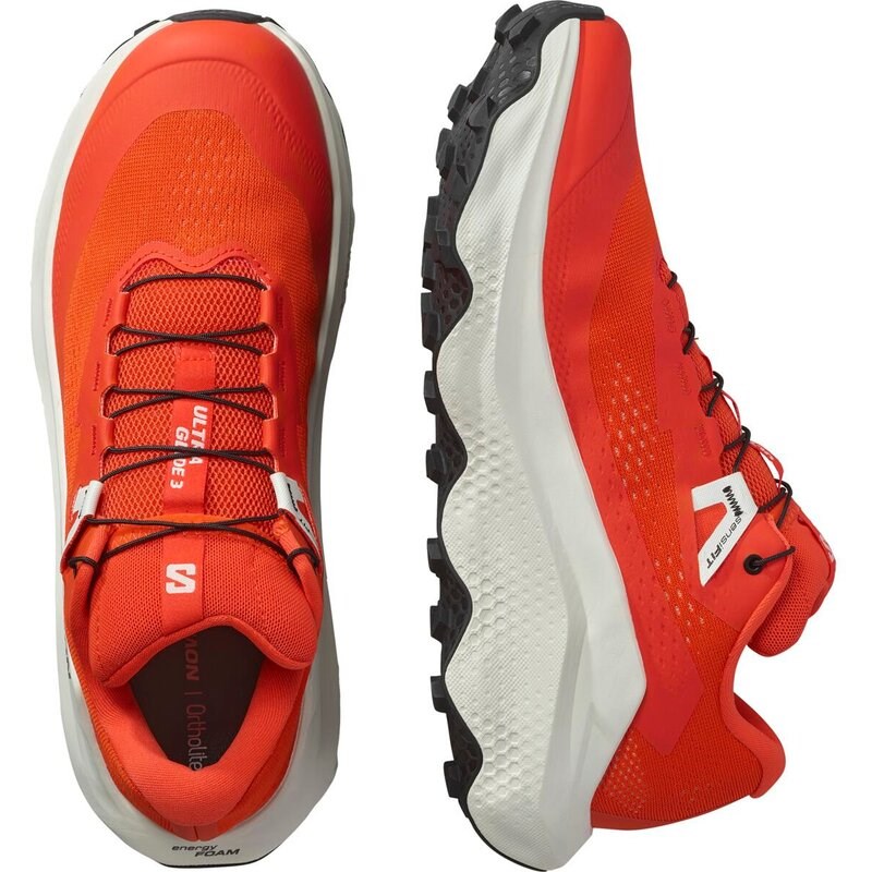 Neu Eingetroffen Salomon Herren Trailrunningschuhe SHOES ULTRA GLIDE 3 - Kirschtomate/Vanilleeis/Schwarz