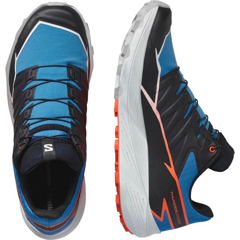 Neu Eingetroffen Salomon Herren Trailrunningschuhe SHOES THUNDERCROSS - Französischblau/Schwarz/Kirschtomate