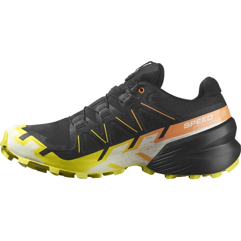 Neu Eingetroffen Salomon Herren Trailrunningschuhe SHOES SPEEDCROSS 6 GTX - Schwarz/Schwefelquelle/Paradiesvogel