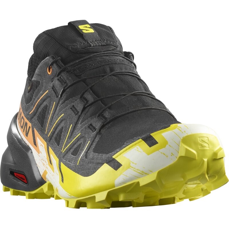 Neu Eingetroffen Salomon Herren Trailrunningschuhe SHOES SPEEDCROSS 6 GTX - Schwarz/Schwefelquelle/Paradiesvogel