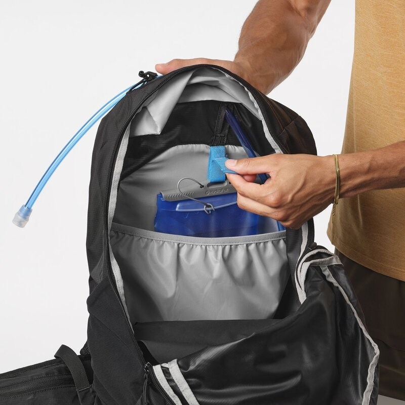 Neu Eingetroffen Salomon Kleintasche TRAILBLAZER 10 - SCHWARZ / LEGIERUNG