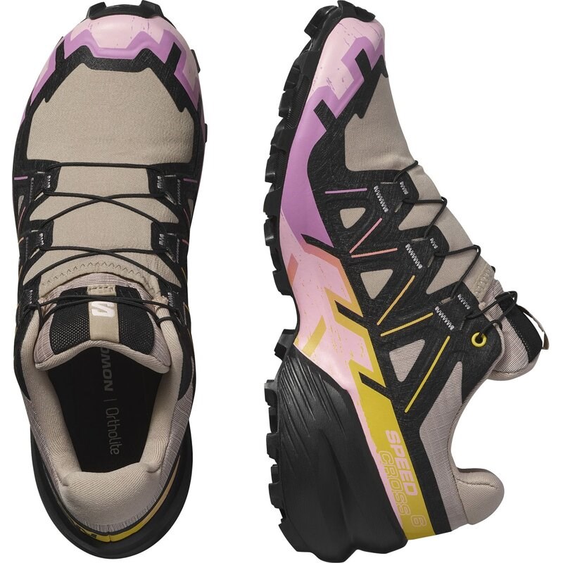 Neu Eingetroffen Salomon Damen Trailrunningschuhe SHOES SPEEDCROSS 6 W - Etherea/Schwarz/Cyclamen