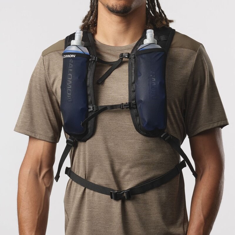 Neu Eingetroffen Salomon Rucksack CROSS 8 - SCHWARZ