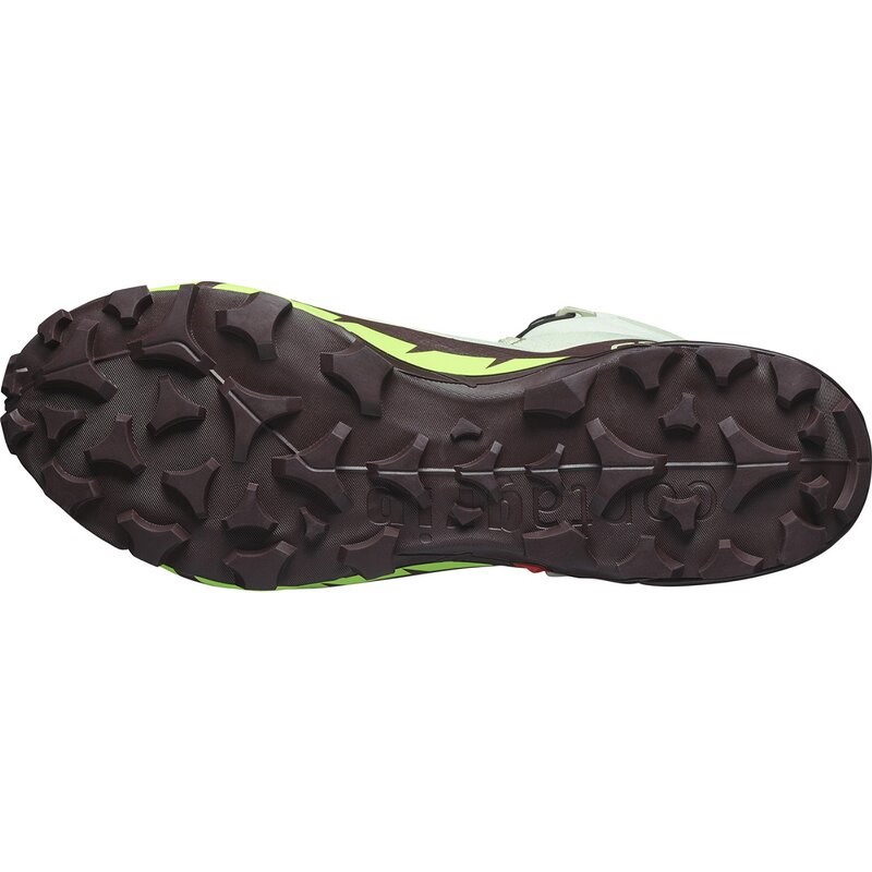 Neu Eingetroffen Salomon Herren Multifunktionsstiefel SHOES CROSS HIKE MID GTX 2 - Wüstensalbei/Grüner Gecko/Schokolade P