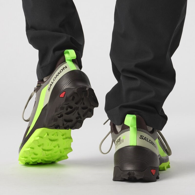 Neu Eingetroffen Salomon Herren Multifunktionsschuhe SHOES CROSS OVER 2 GTX - Wüstensalbei/Grüner Gecko/Schokolade P