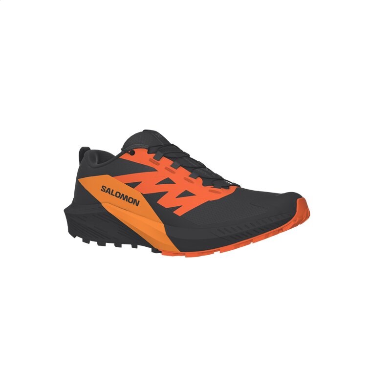 Neu Eingetroffen Salomon Herren Trailrunningschuhe SHOES SENSE RIDE 5 GTX - Schwarz/Scharlachroter Ibis/Kurkuma