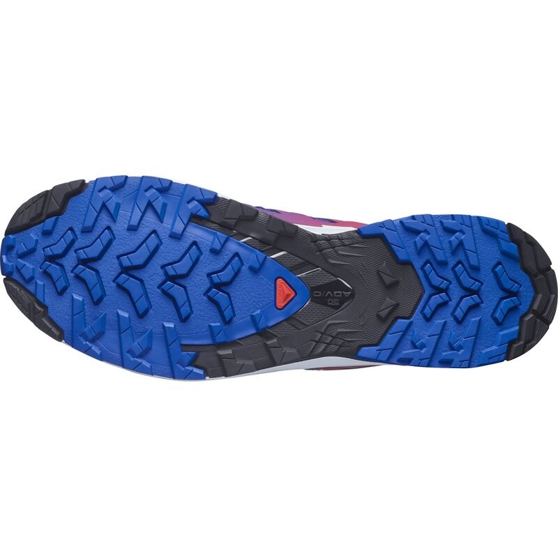 Neu Eingetroffen Salomon Herren Trekkingsandale SHOES XA PRO 3D V9 GTX EQUIPE Surf - Surf the Web/Feuriges Rot/Weiß