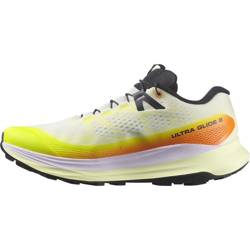 Neu Eingetroffen Salomon Damen Trailrunningschuhe SHOES ULTRA GLIDE 2 W - Vanilla Ice/Sulphur Spring/Orchid P