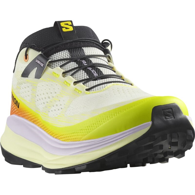 Neu Eingetroffen Salomon Damen Trailrunningschuhe SHOES ULTRA GLIDE 2 W - Vanilla Ice/Sulphur Spring/Orchid P