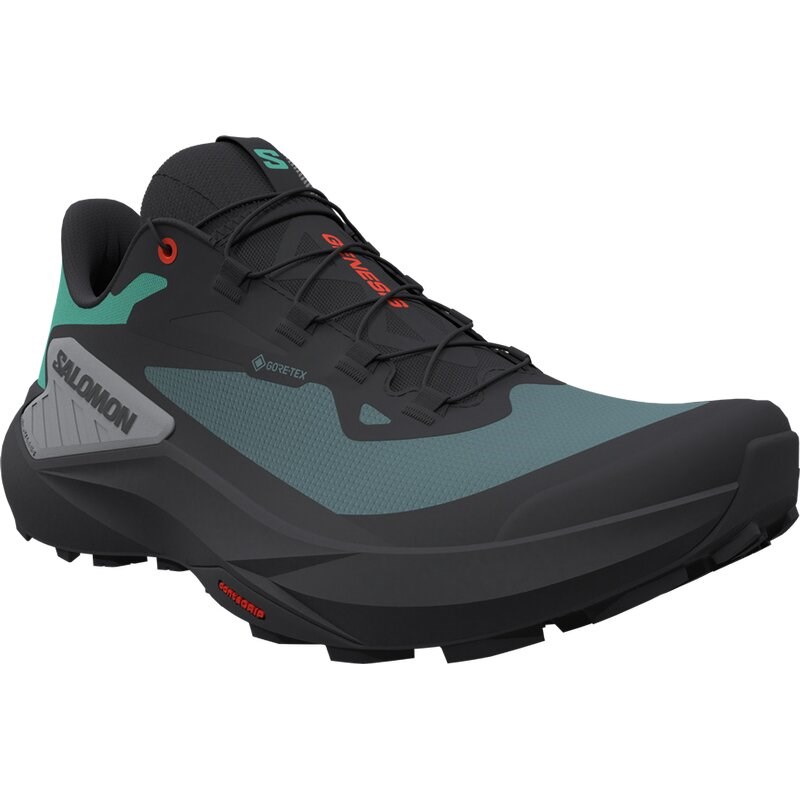 Neu Eingetroffen Salomon Herren Trailrunningschuhe SHOES GENESIS GTX - Nordatlantik/Schwarz/Haifischhaut