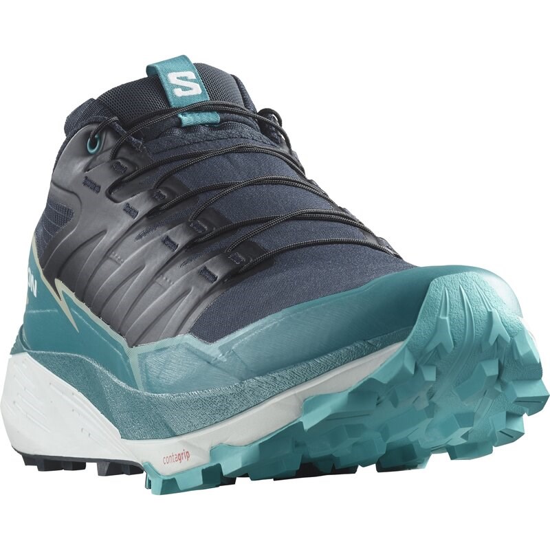 Neu Eingetroffen Salomon Herren Trailrunningschuhe SHOES THUNDERCROSS - Kohlenstoff/Tahitianische Flut/Pfau Blau