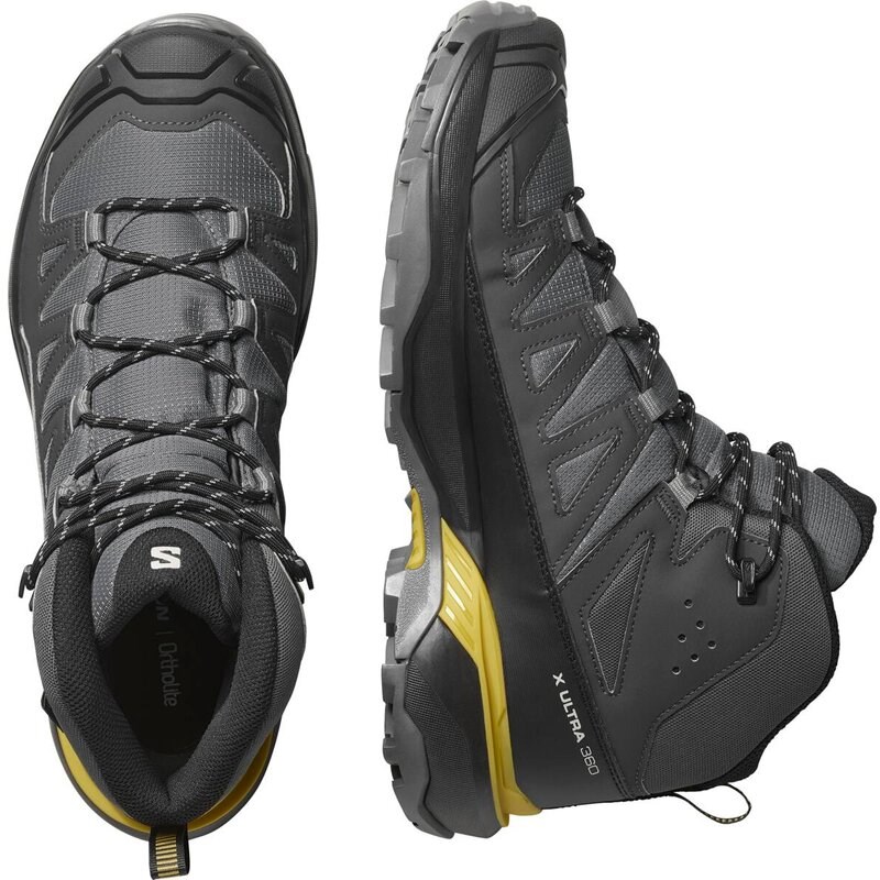 Neu Eingetroffen Salomon Herren Multifunktionsstiefel SHOES X ULTRA 360 MID GTX - Castlerock/Schwarz/Scharfer Senf