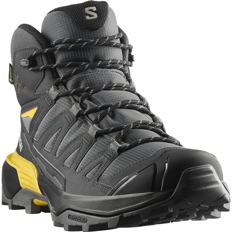 Neu Eingetroffen Salomon Herren Multifunktionsstiefel SHOES X ULTRA 360 MID GTX - Castlerock/Schwarz/Scharfer Senf