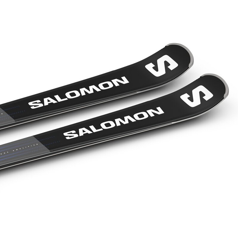 Neu Eingetroffen Salomon Herren All-Mountain Ski E - Schwarz/Rennblau/Weiß