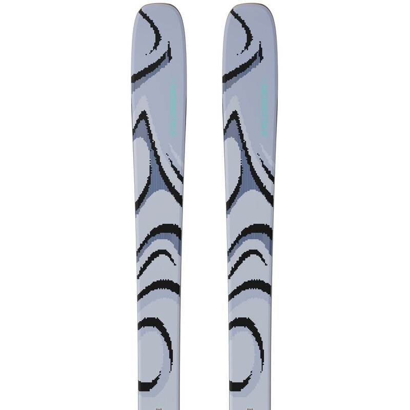 Neu Eingetroffen Salomon Herren All-Mountain Ski N QST 100 COSMIC SKY - Kosmischer Himmel/Dunkelgrau/Neonblau