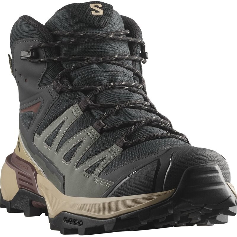 Neu Eingetroffen Salomon Herren Multifunktionsstiefel SHOES X ULTRA 360 MID GTX - Phantom/Wüstenbraun/Rumrosine