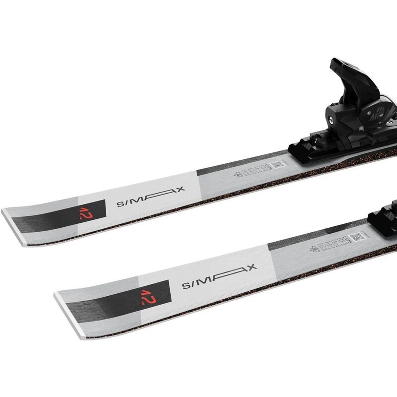 Neu Eingetroffen Salomon Herren All-Mountain Ski E - Silber Metallic/Schwarz/Weiß