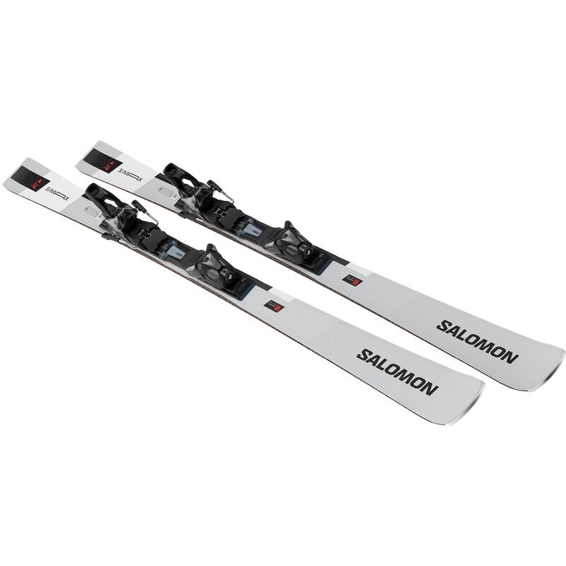 Neu Eingetroffen Salomon Herren All-Mountain Ski E - Silber Metallic/Schwarz/Weiß