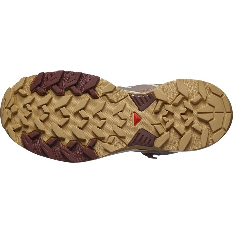 Neu Eingetroffen Salomon Damen Trekkingstiefel SHOES X ULTRA 360 EDGE MID GTX W Slv - Silberne Wolke/Eisen/Rumrosine