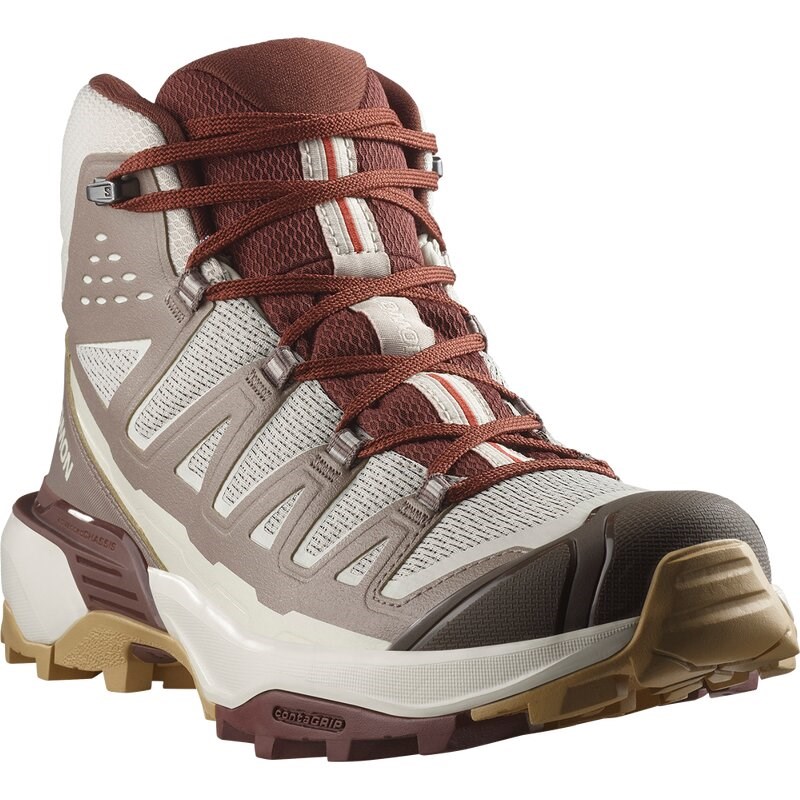 Neu Eingetroffen Salomon Damen Trekkingstiefel SHOES X ULTRA 360 EDGE MID GTX W Slv - Silberne Wolke/Eisen/Rumrosine