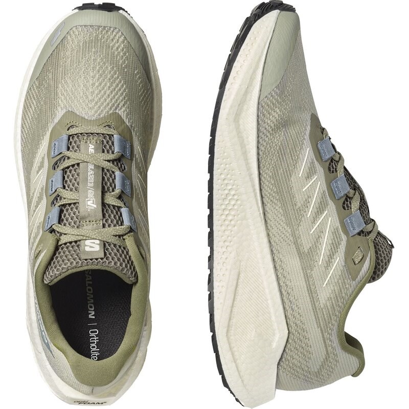 Neu Eingetroffen Salomon Herren Laufschuhe SHOES AERO BLAZE 3 GRVL - Tee/Vanilleeis/Tiefes Flechtengrün