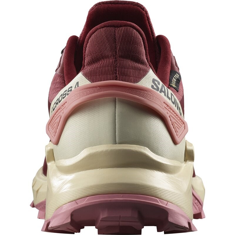 Neu Eingetroffen Salomon Damen Trailrunningschuhe SHOES SUPERCROSS 4 GTX W - Kuhhaut/Syrah/Rosé