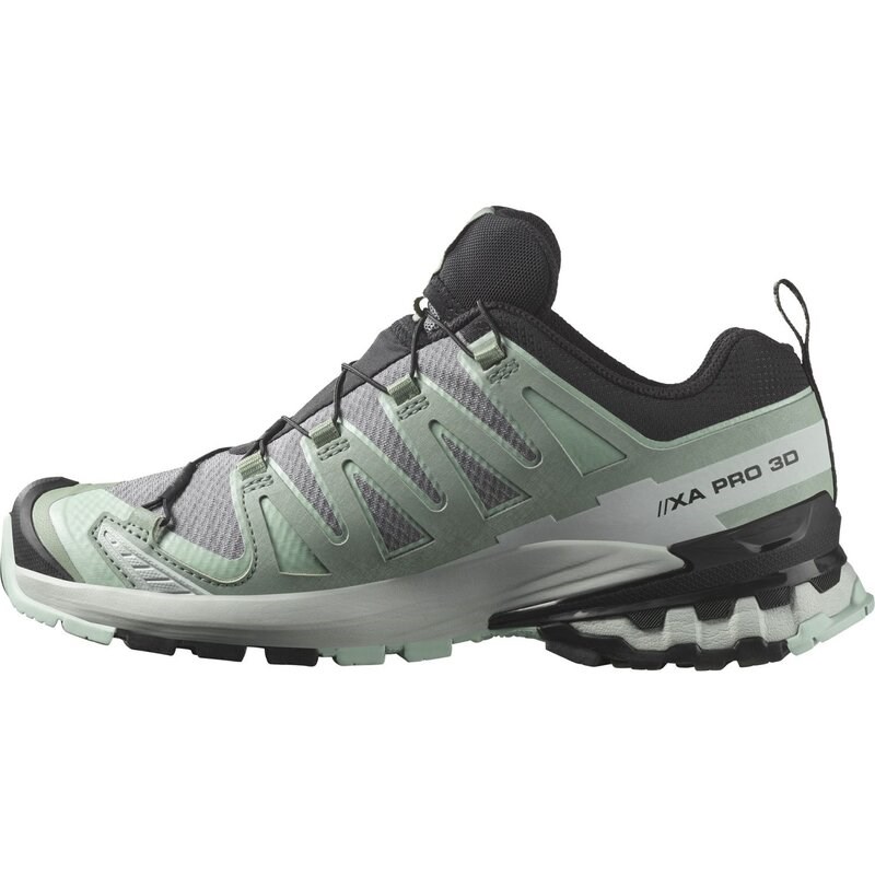 Neu Eingetroffen Salomon Damen Trailrunningschuhe SHOES XA PRO 3D V9 GTX W - Stiller Schatten/Seerosenblatt/Blauer Nebel