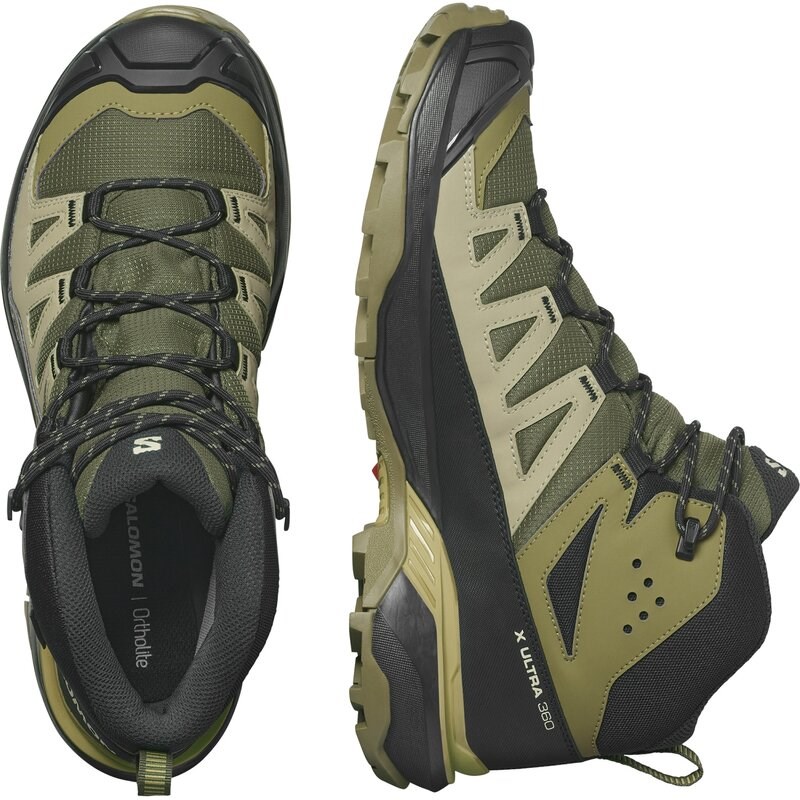 Neu Eingetroffen Salomon Herren Multifunktionsstiefel SHOES X ULTRA 360 MID GTX - Olivgrün/Schiefergrün/Südliches Missouri