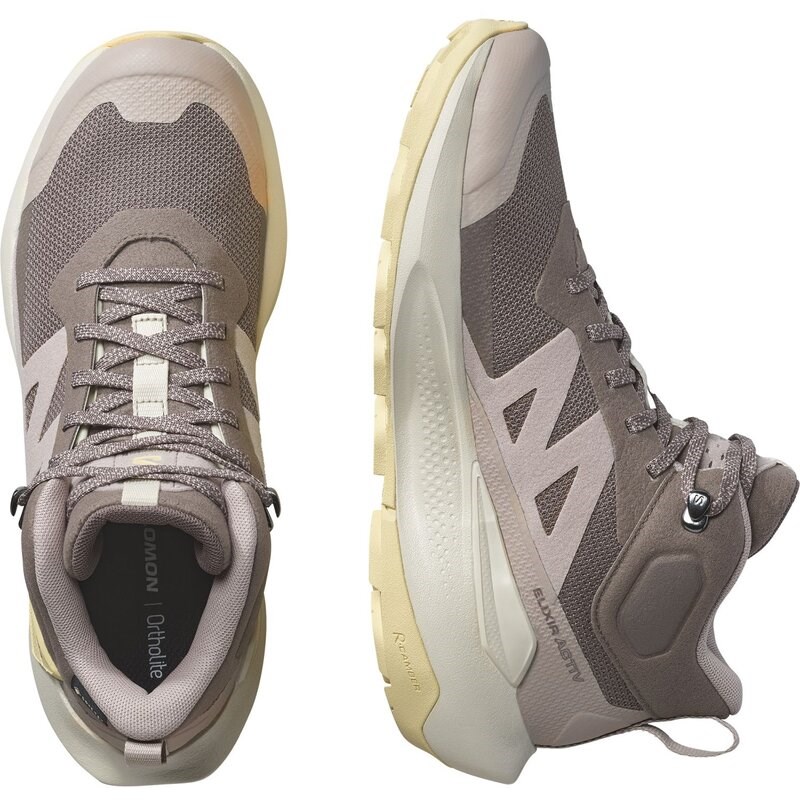 Neu Eingetroffen Salomon Damen Trekkingstiefel SHOES ELIXIR ACTIV MID GTX W - Eisen/Etherea/Tuc-Sonnenlicht