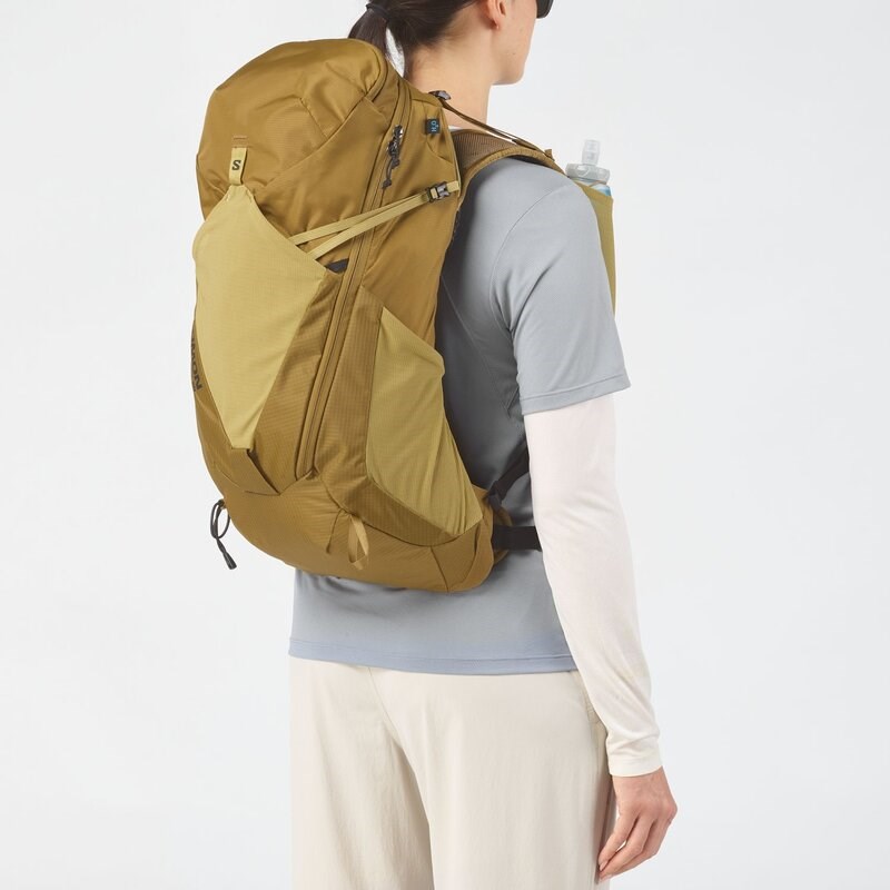 Neu Eingetroffen Salomon Rucksack AEROTREK - BRILLIANT OLIVE / Willow / BLACK