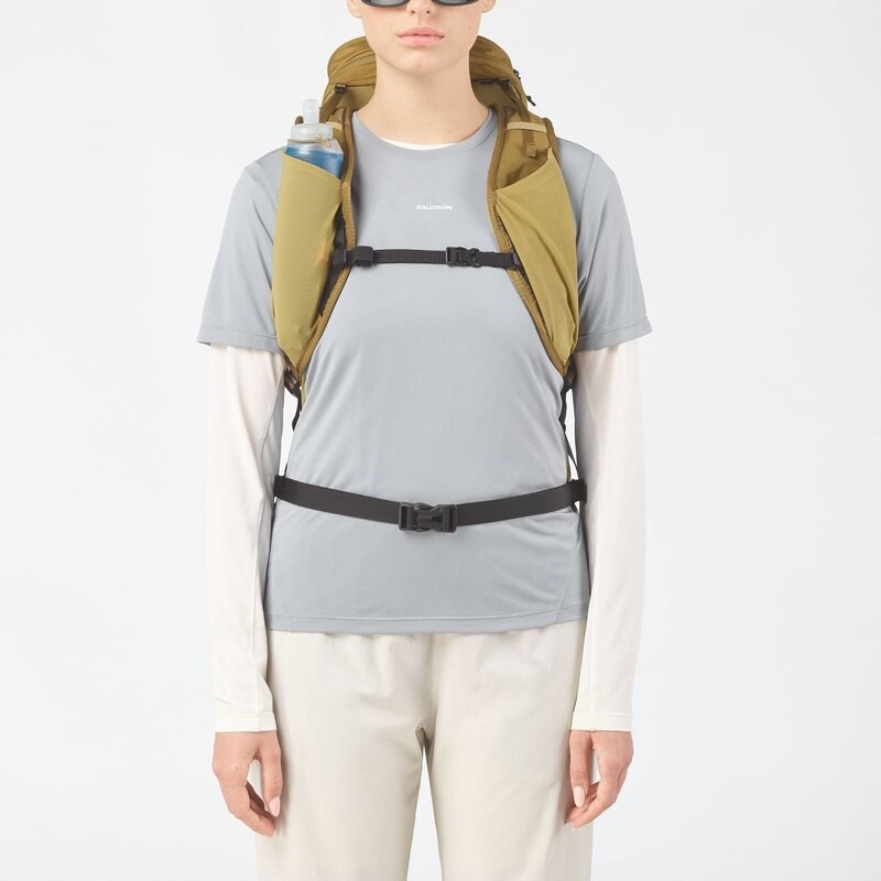 Neu Eingetroffen Salomon Rucksack AEROTREK - BRILLIANT OLIVE / Willow / BLACK