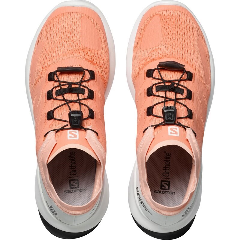 Neu Eingetroffen Salomon Damen Trailrunningschuhe SENSE - Cantaloupe/Weiß/Bellini