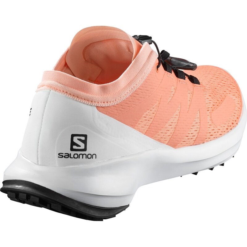 Neu Eingetroffen Salomon Damen Trailrunningschuhe SENSE - Cantaloupe/Weiß/Bellini