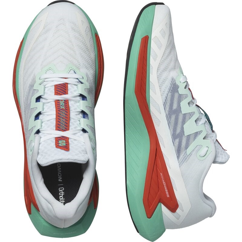 Neu Eingetroffen Salomon Herren Laufschuhe SHOES DRX BLISS 2 - Weiß/Elektrisches Grün/Kirschtomate